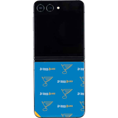 NHL St. Louis Blues Pattern Galaxy Z Flip5 5G Skin